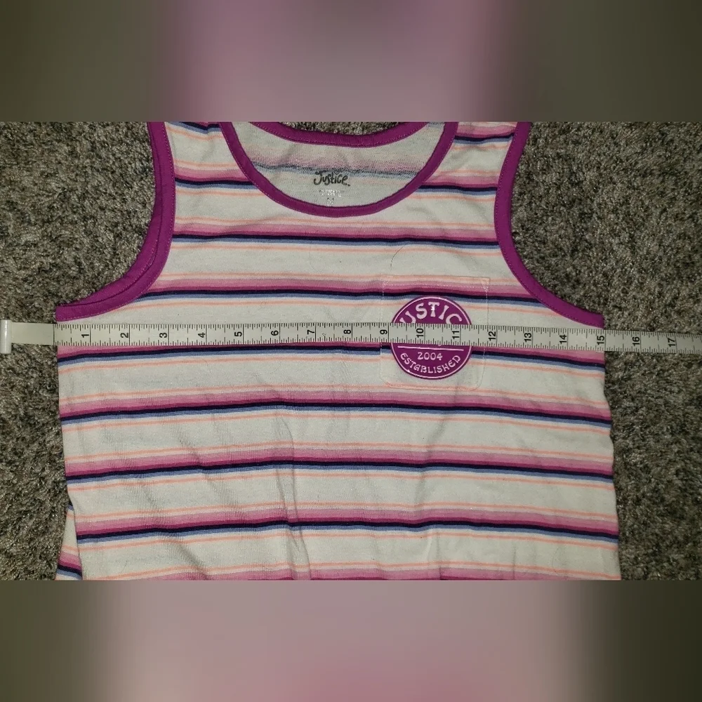 Justice | Classic Striped Tank Top